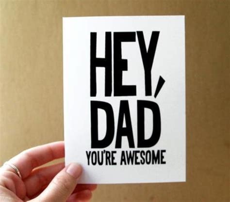 Download Free Hey you dad you're awesome Printable